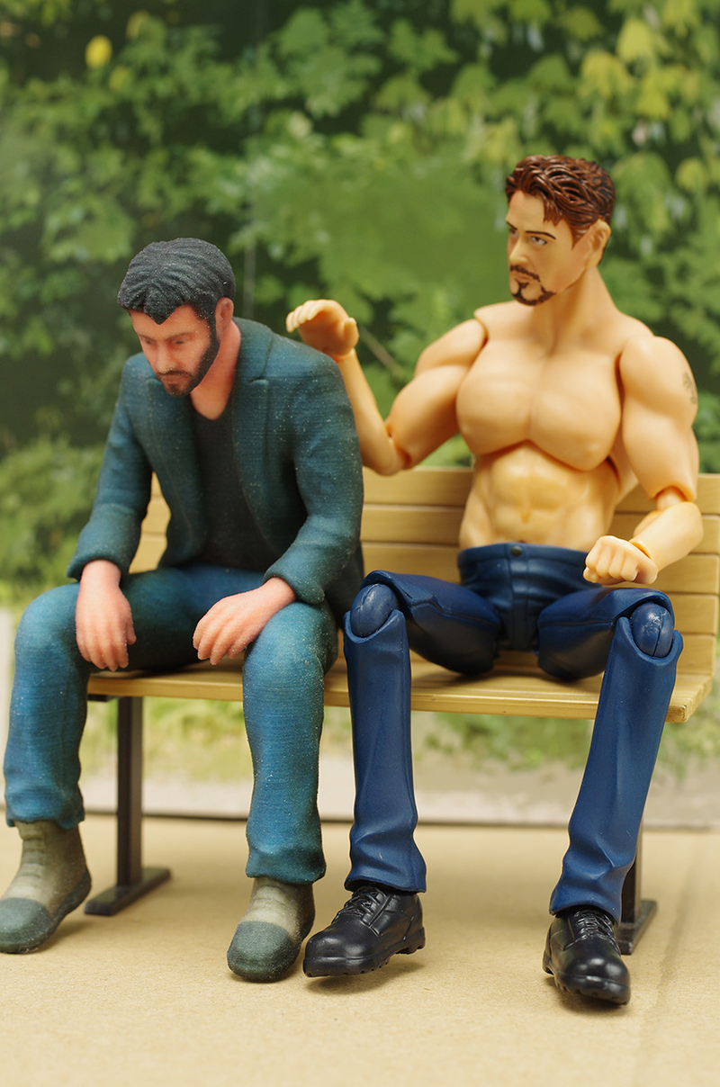 Illustration for article titled Make playtime much less fun with the Sad Keanu Reeves doll